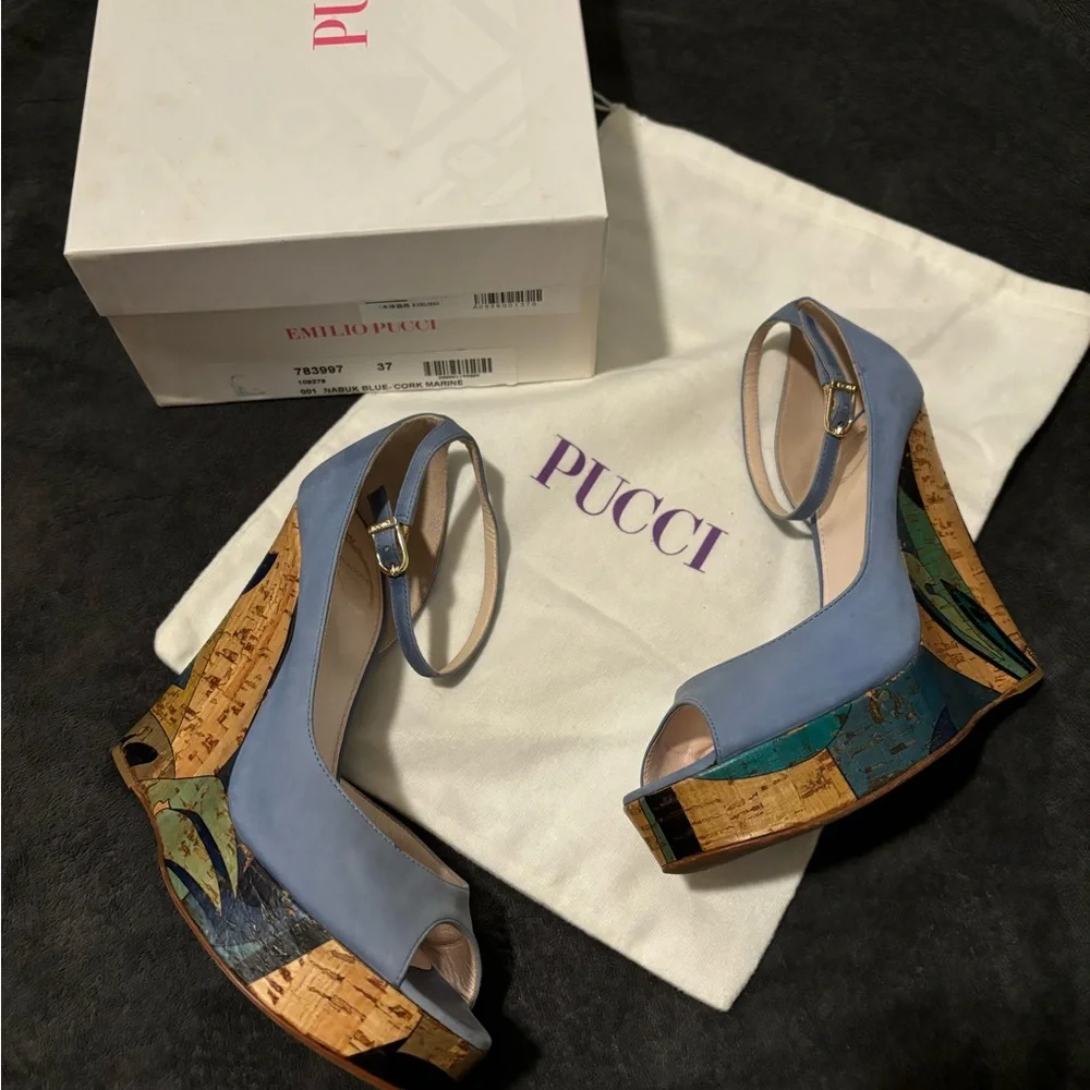 Emilio Pucci Runway Pumps Heels Wedges